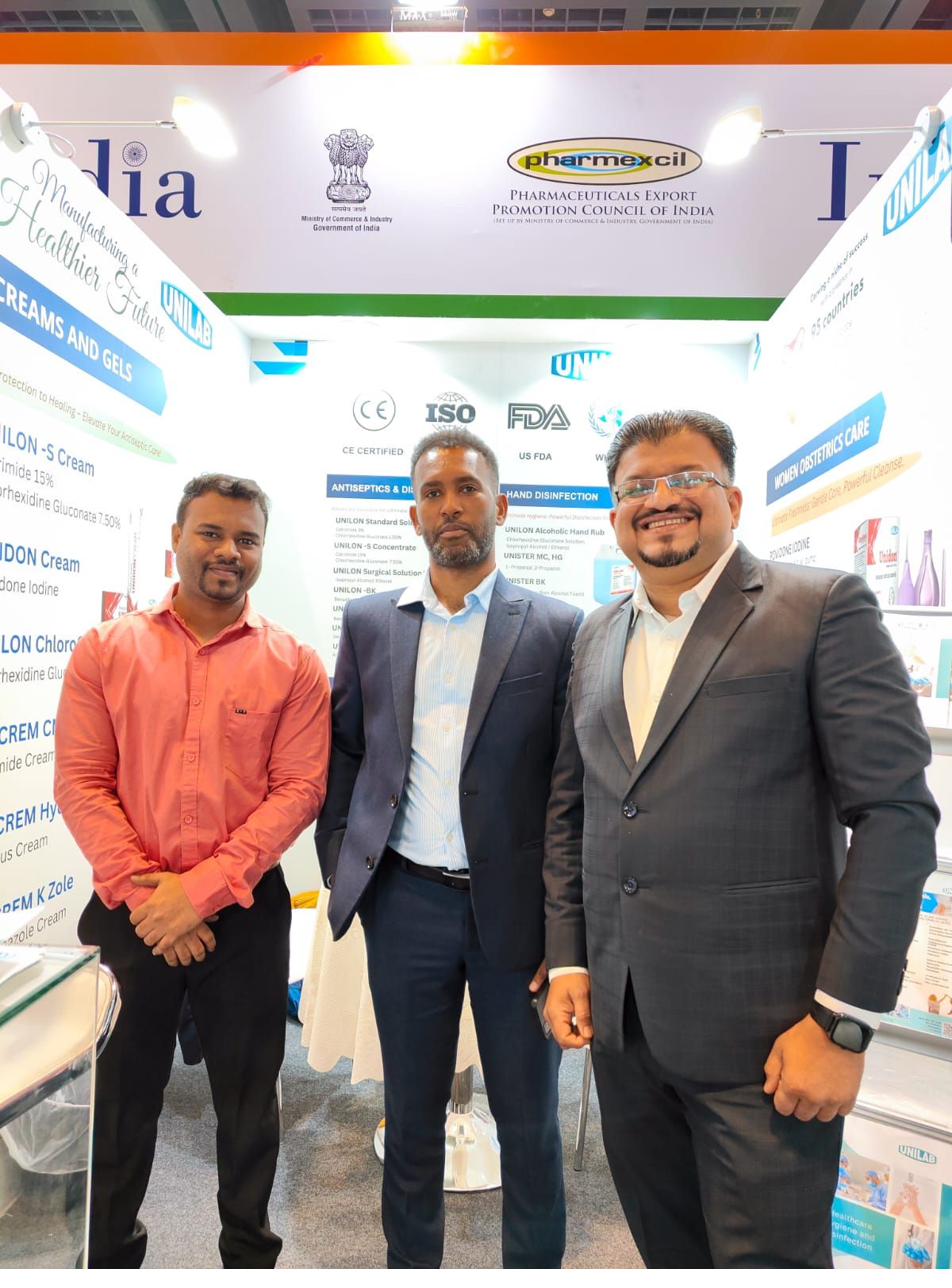Unilab team at Arab Health 2025 Dubai