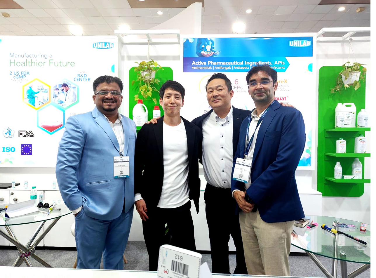 Unilab booth at CPHI PMEC India 2024