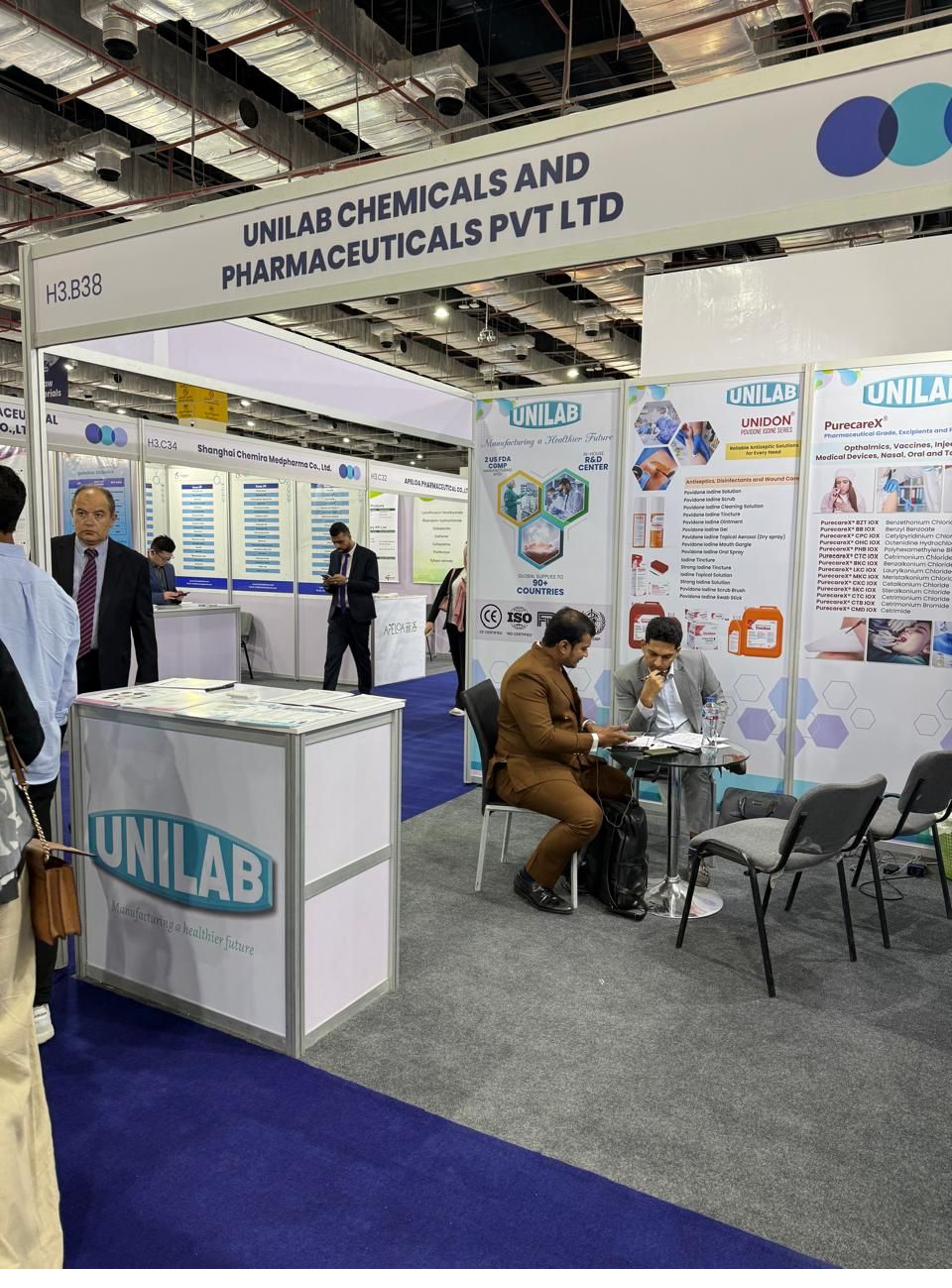 Unilab booth at Pharmaconex 2025 Egypt